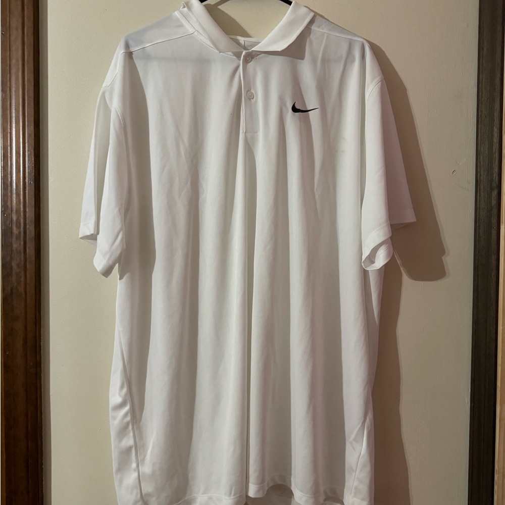 Nike Men's White Polo Shirt